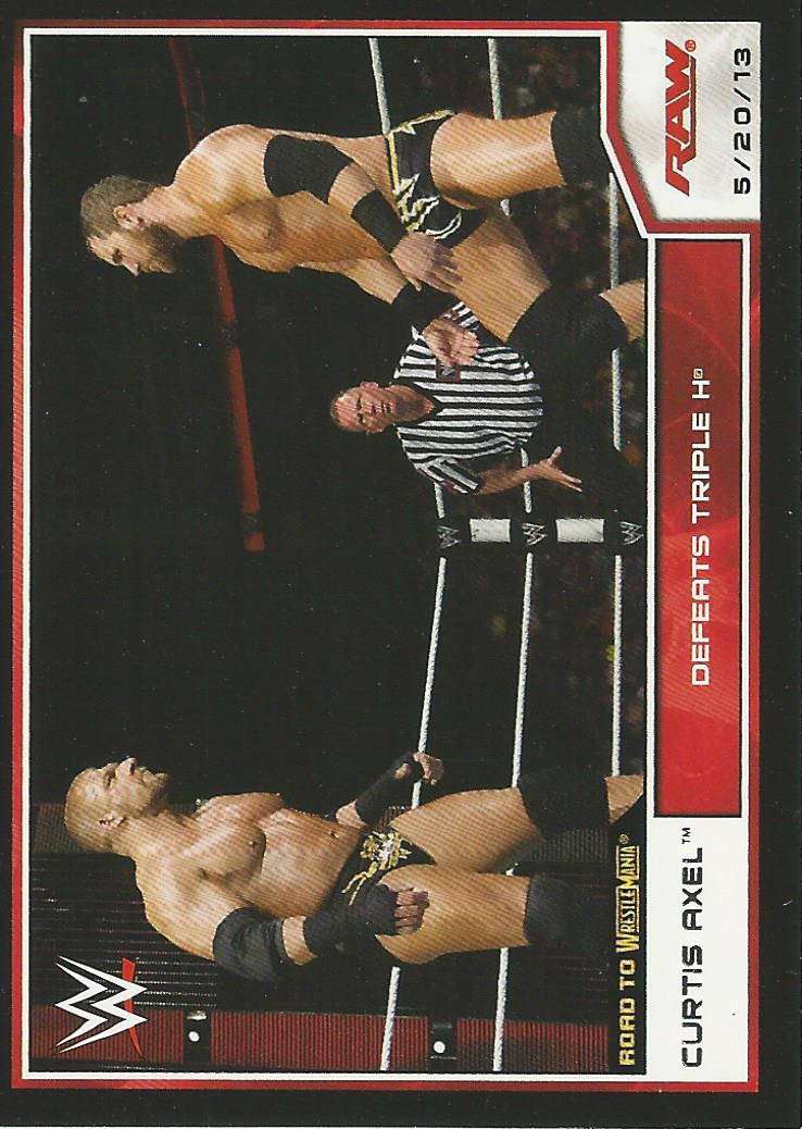 WWE Topps Road to Wrestlemania 2014 Curtis Axel #12