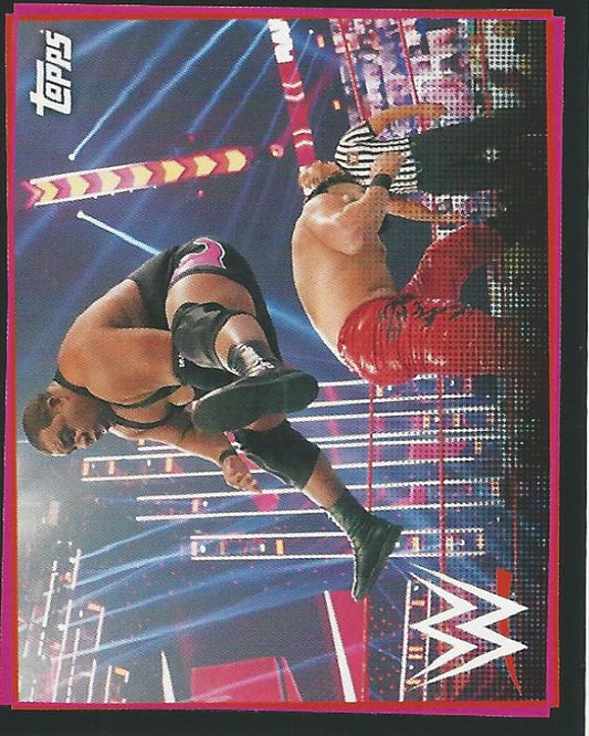 WWE Topps Road to Wrestlemania Stickers 2021 Keith Lee #72