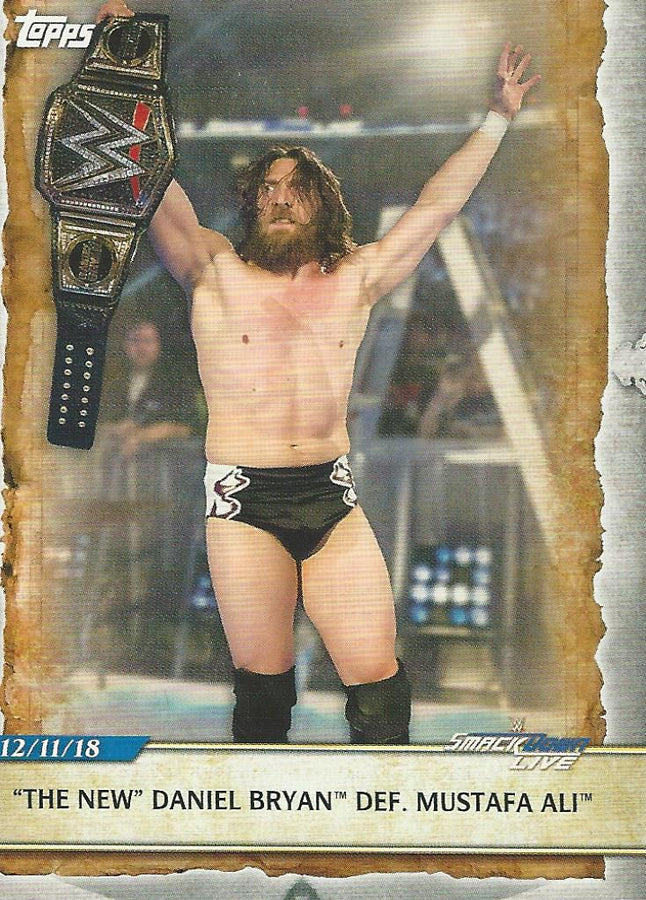 WWE Topps Road to Wrestlemania 2020 Daniel Bryan #72