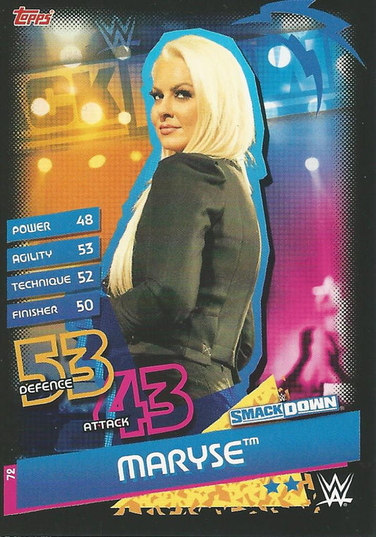 WWE Topps Slam Attax Reloaded 2020 Maryse #72
