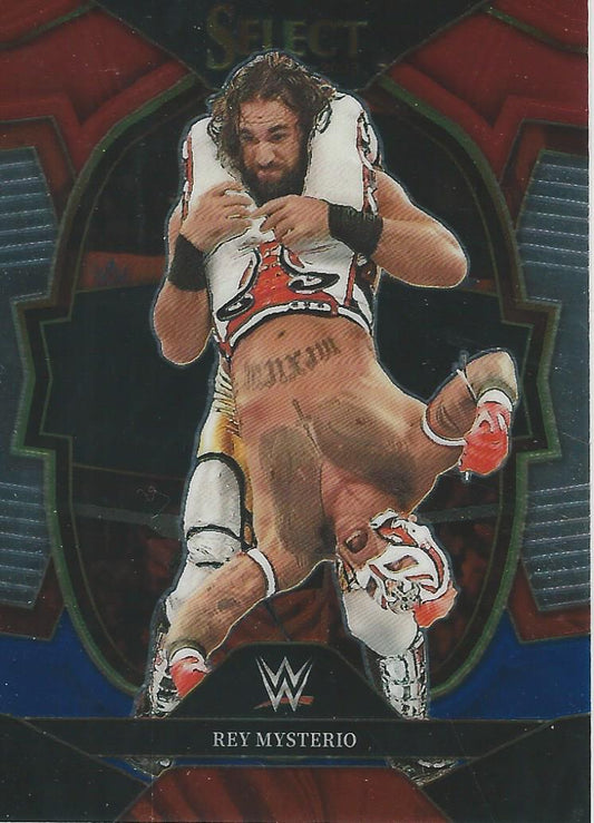 WWE Panini Select 2023 Red/Silver/Blue Rey Mysterio #24