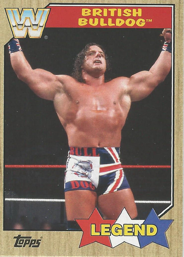 WWE Topps Heritage 2017 British Bulldog #72