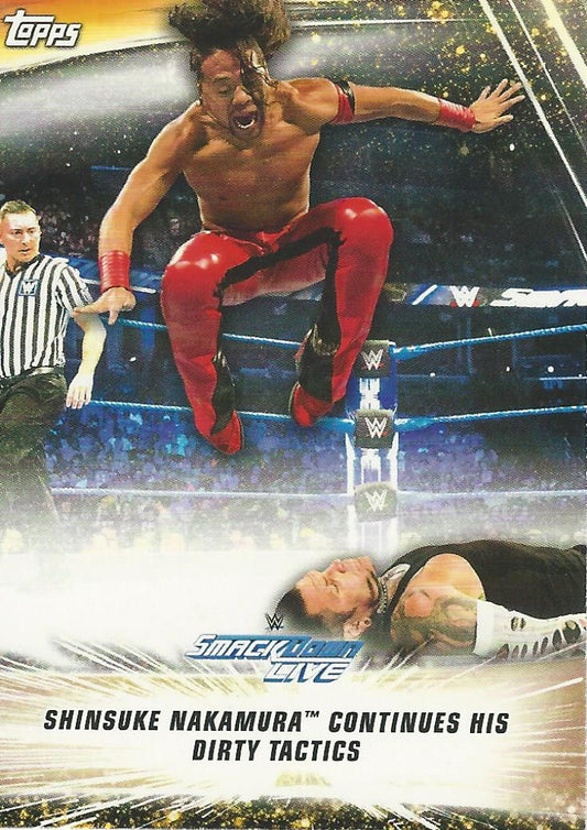 WWE Topps Summerslam 2019 Shinsuke Nakamura #72