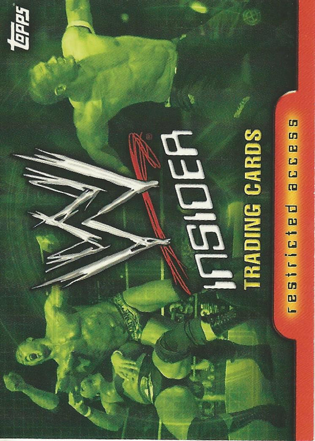WWE Topps Insider 2006 US Checklist #72