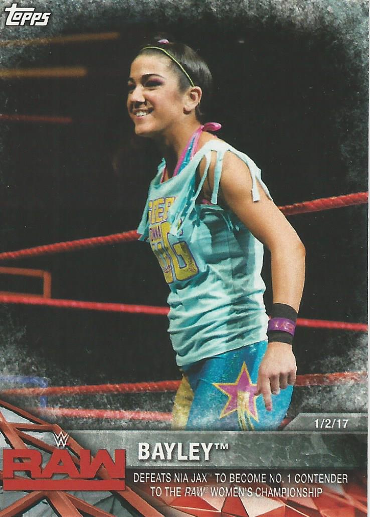 WWE Topps Women Division 2017 Bayley WWE-22 trading card PW Catalog
