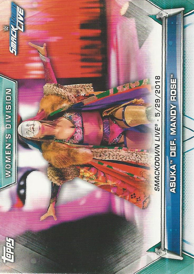 WWE Topps Women Division 2019 Asuka #72
