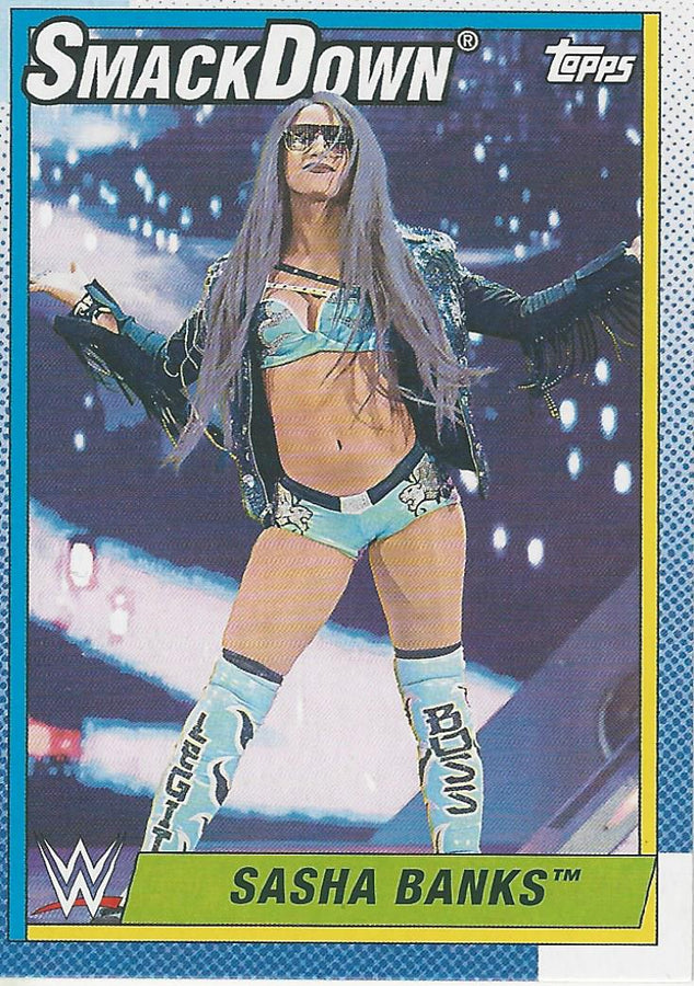 WWE Topps Heritage 2021 Sasha Banks #72