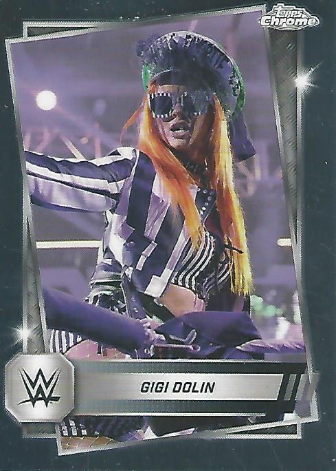 WWE Topps Chrome 2025 Trading Cards Gigi Dolin No.72 PW Catalog