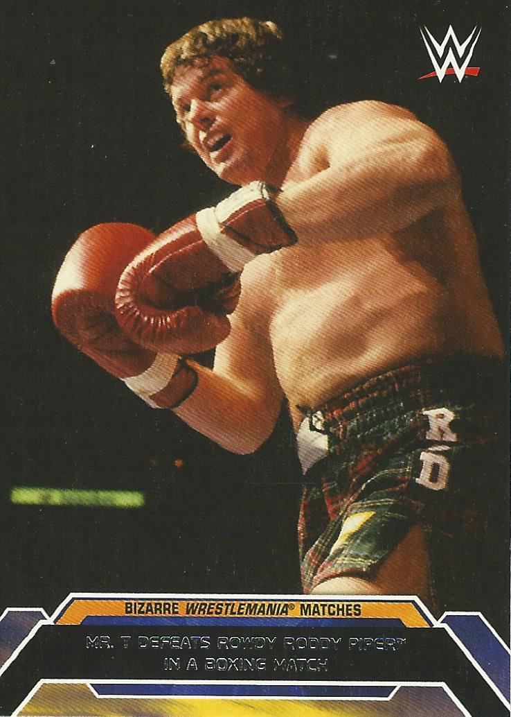 WWE Topps Road to Wrestlemania 2015 Roddy Piper 2 of 10 trading card PW Catalog