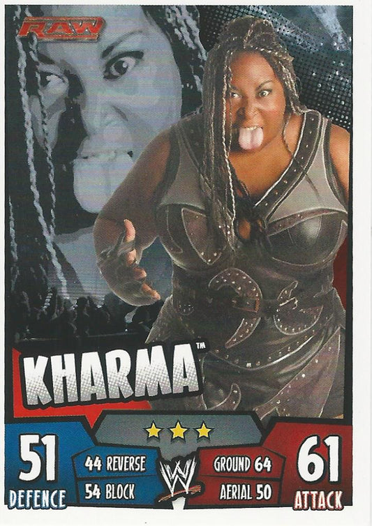 WWE Topps Slam Attax Rumble 2011 Kharma #72