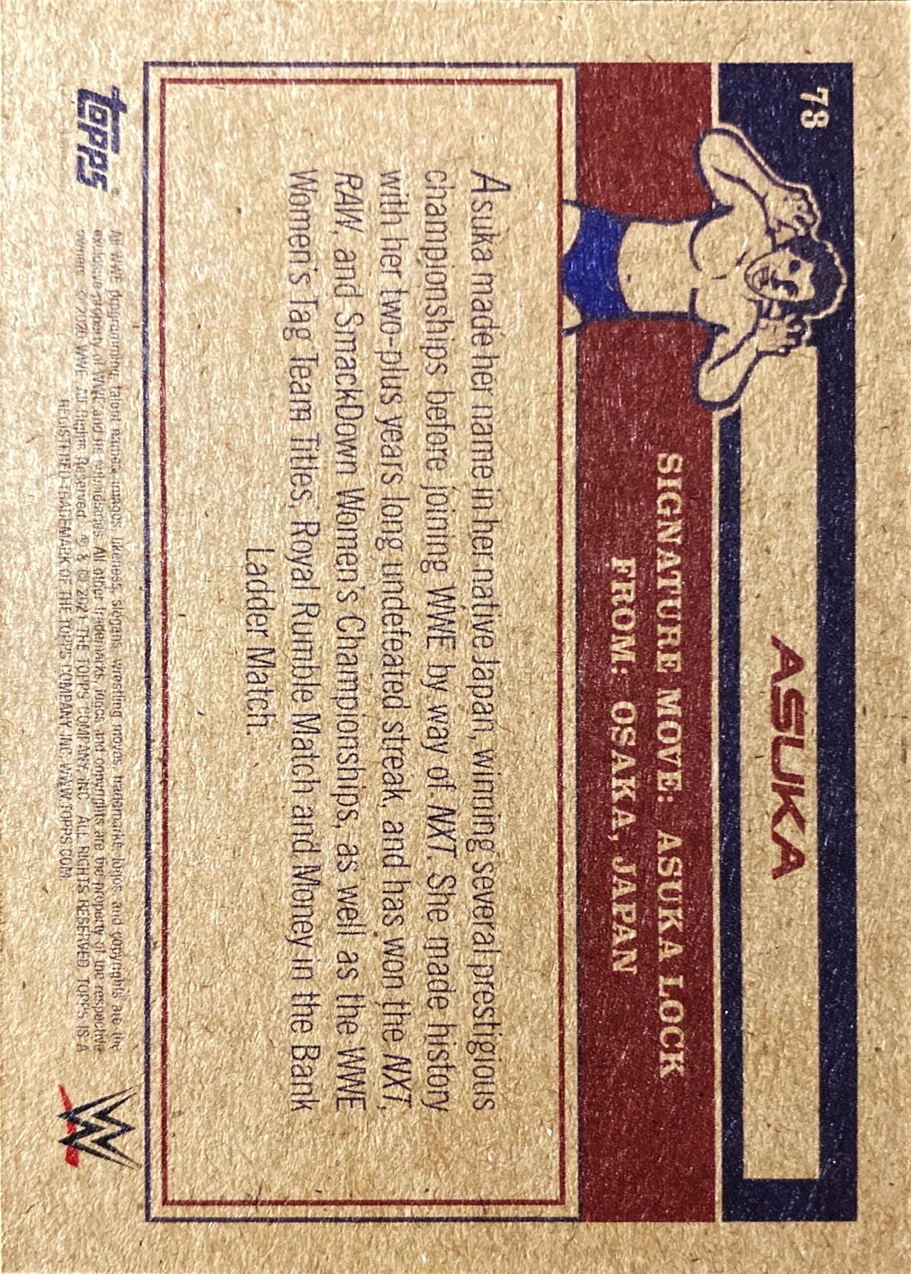 Asuka trading card PW Catalog