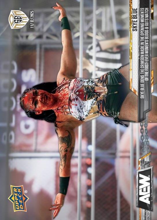 Skye Blue – Skye Blue Dons the Crimson Mask in the Opening Moments of the First- Ever Womens Blood & Guts Match
