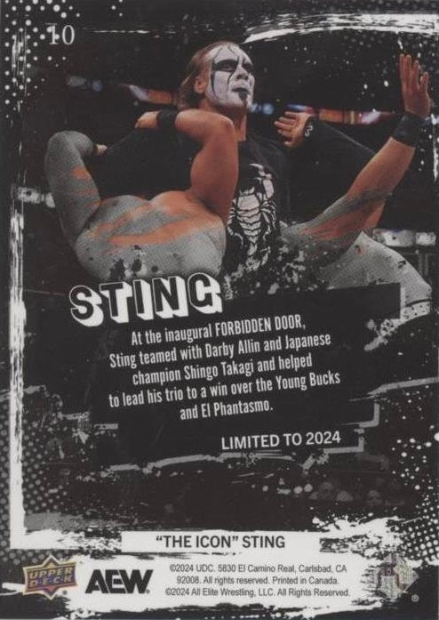 6/26/22 – Sting Helped HIS Team Pick UP a Win at the Inaugural Forbidden Door