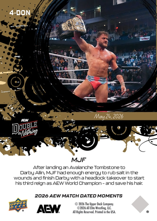 MJF – MJF Saves HIS Hair and Regains the AEW World Championship With HIS Victory Over Darby Allin