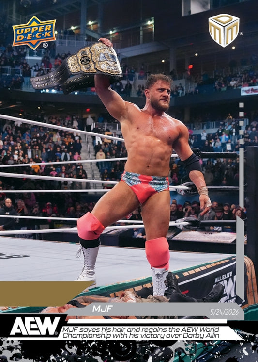 MJF – MJF Saves HIS Hair and Regains the AEW World Championship With HIS Victory Over Darby Allin