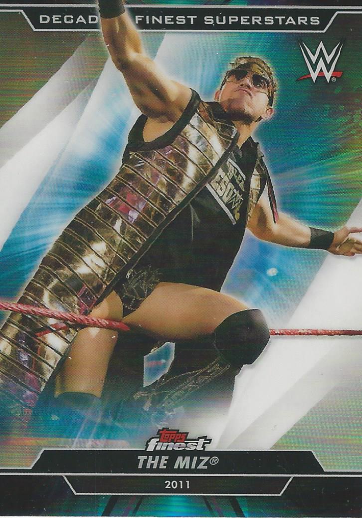 WWE Topps Finest 2020 The Miz S-10 trading card PW Catalog
