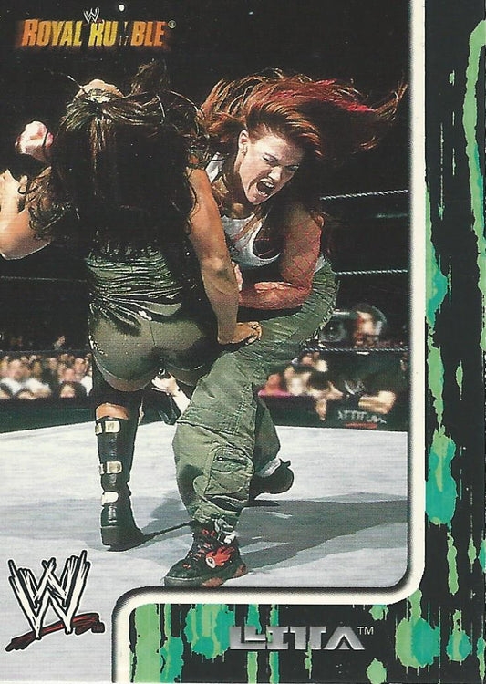 WWE Fleer Royal Rumble 2002 Lita #17