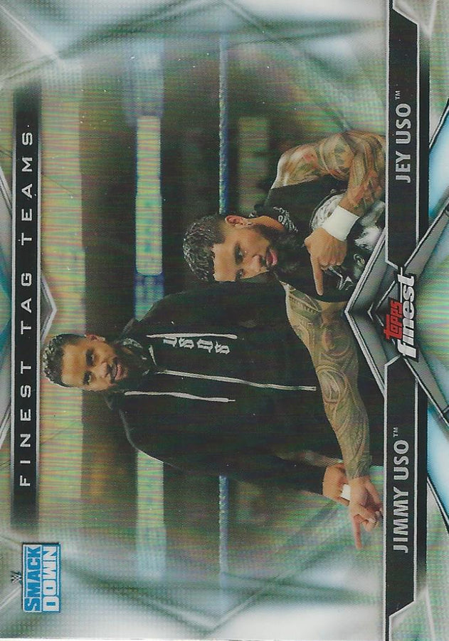 WWE Topps Finest 2020 The Usos TT-10 trading card PW Catalog