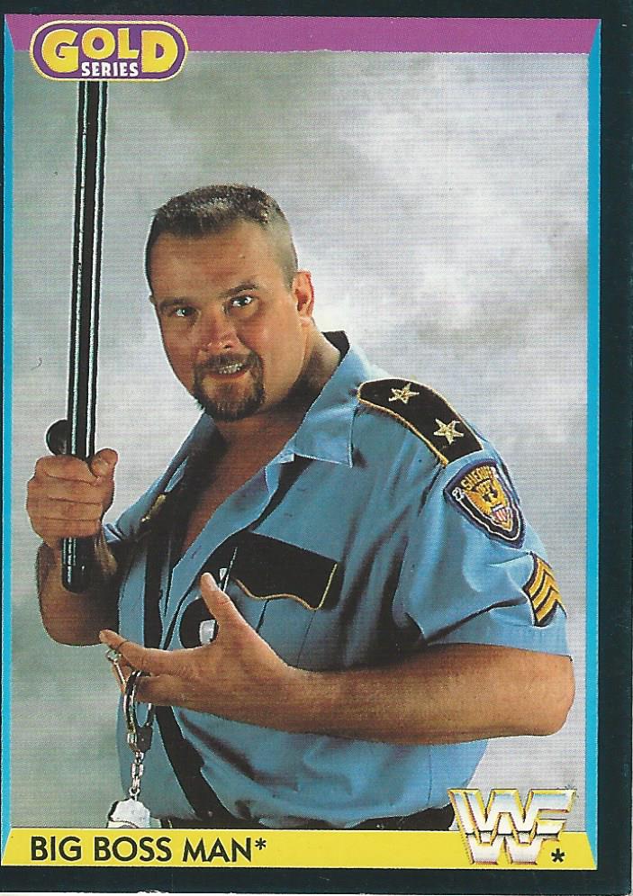 WWF Merlin Gold Series 1 1992 Big Boss Man #73