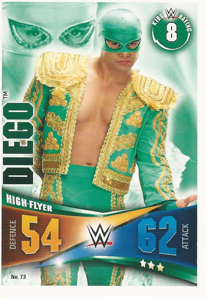 WWE Topps Slam Attax Rivals 2014 Diego #73