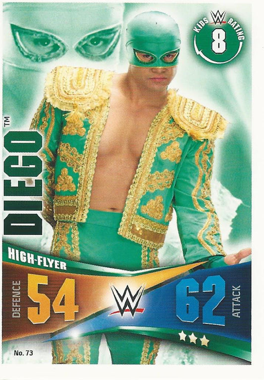 WWE Topps Slam Attax Rivals 2014 Diego #73