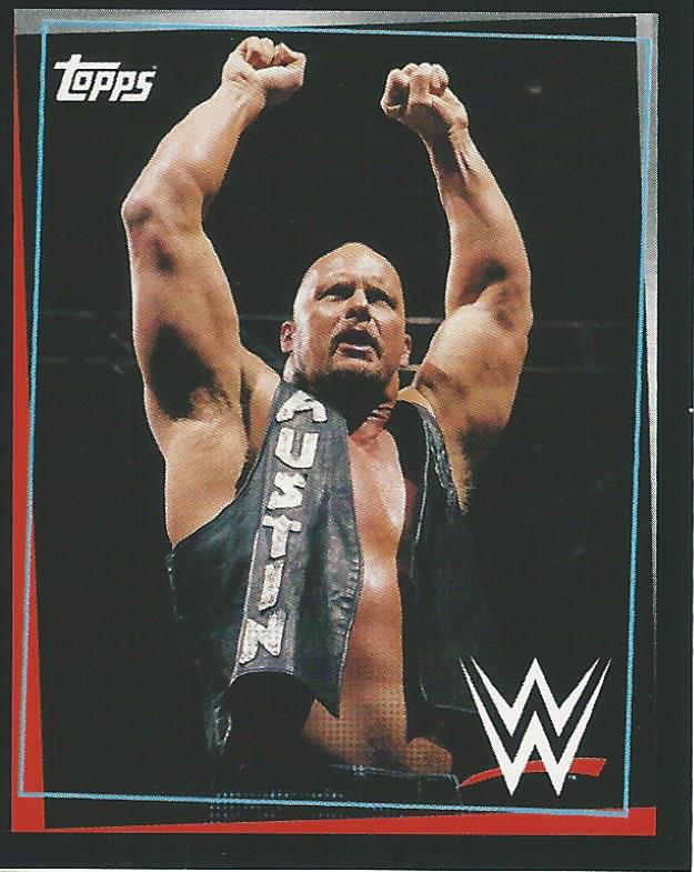 WWE Topps Road to Wrestlemania Stickers 2021 Stone Cold Steve Austin #73