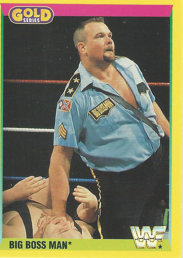 WWF Merlin Gold Series 2 1992 Big Boss Man #73