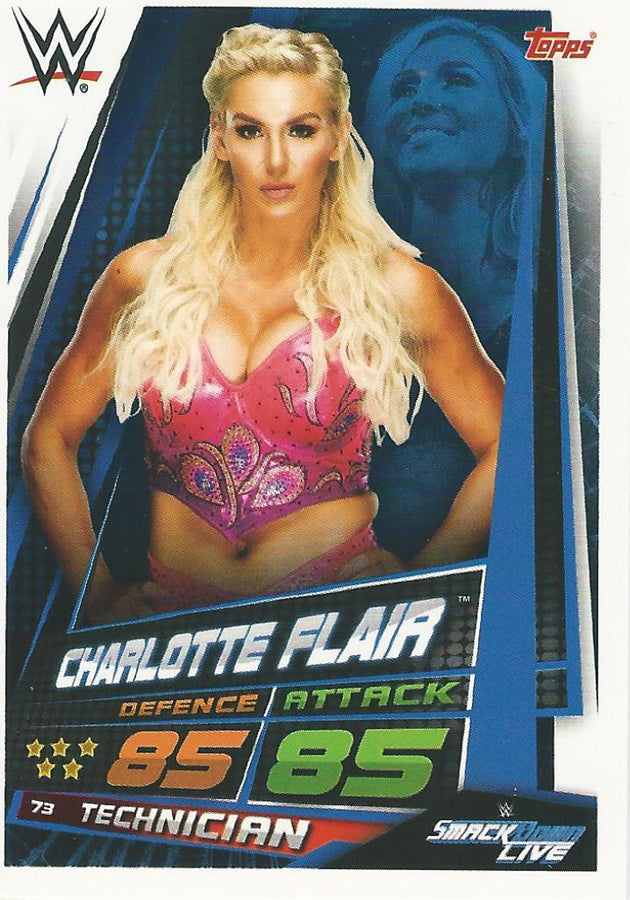 WWE Topps Slam Attax Universe 2019 Charlotte Flair #73