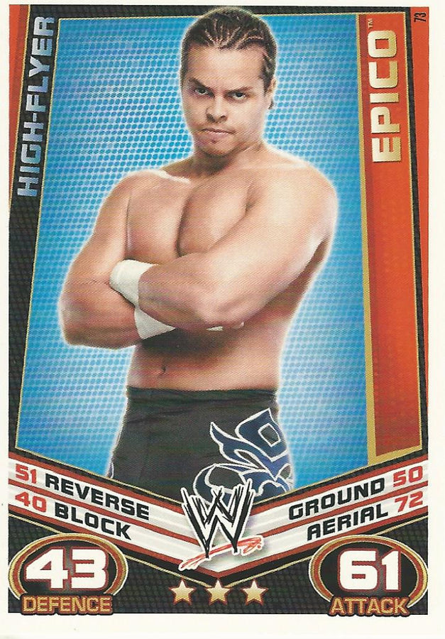 WWE Topps Slam Attax Rebellion 2012 Epico #73
