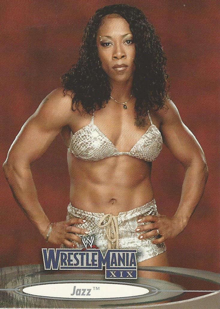 WWE Fleer Wrestlemania XIX 2003 Jazz #73