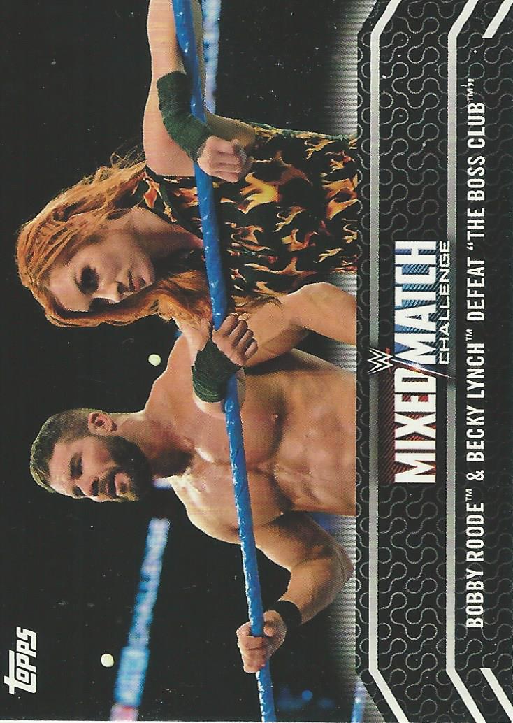 WWE Topps Women Division 2018 Becky Lynch and Bobby Roode MM-23 trading card PW Catalog