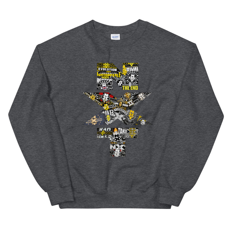 NXT TakeOver Logo Pullover Crew Sweatshirt