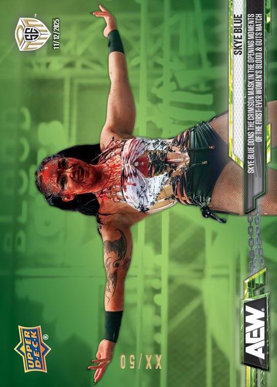 Skye Blue – Skye Blue Dons the Crimson Mask in the Opening Moments of the First- Ever Womens Blood & Guts Match