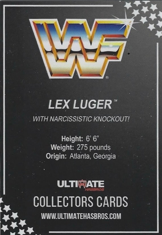 LEX Luger trading card PW Catalog