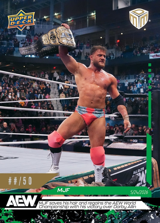 MJF – MJF Saves HIS Hair and Regains the AEW World Championship With HIS Victory Over Darby Allin
