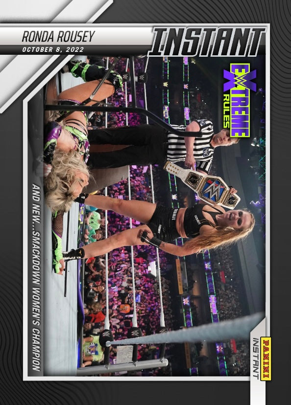 Ronda Rousey – and NEW… Smackdown Women’s Champion trading card PW Catalog