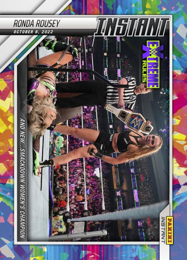 Ronda Rousey – and NEW… Smackdown Women’s Champion trading card PW Catalog