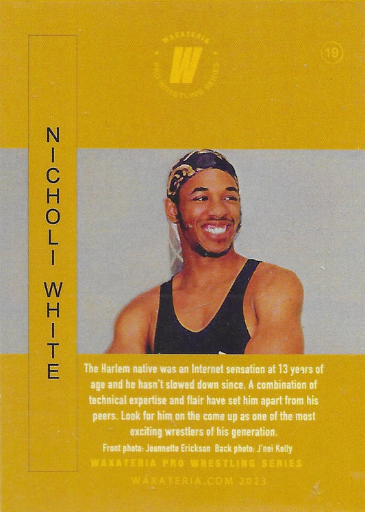 Nicholi White trading card PW Catalog
