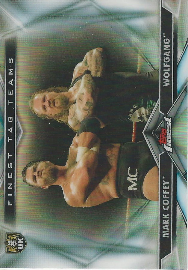 WWE Topps Finest 2020 Mark Coffey and Wolfgang TT-15 trading card PW Catalog