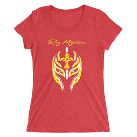 Rey Mysterio "Greatest Mask of All Time" Women's Tri-Blend T-Shirt T-Shirt PW Catalog
