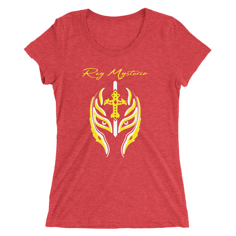 Rey Mysterio "Greatest Mask of All Time" Women's Tri-Blend T-Shirt T-Shirt PW Catalog