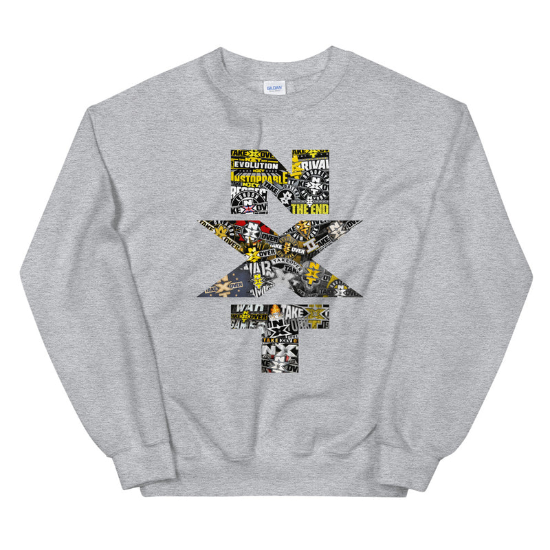 NXT TakeOver Logo Pullover Crew Sweatshirt