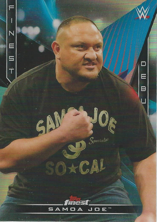 WWE Topps Finest 2020 Samoa Joe D-5 trading card PW Catalog