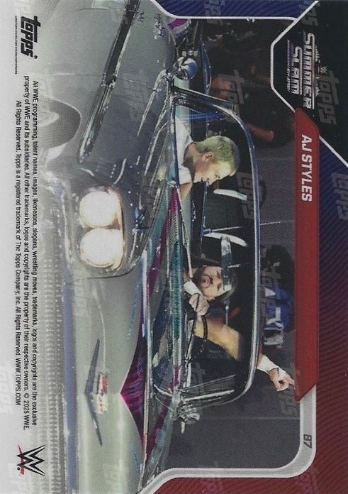 AJ Styles Honors Eddie Guerrero With ‘Latino Heat’ Entrance trading card PW Catalog