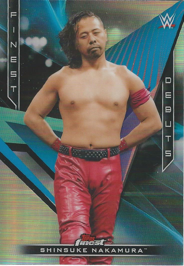 WWE Topps Finest 2020 Shinsuke Nakamura D-8 trading card PW Catalog