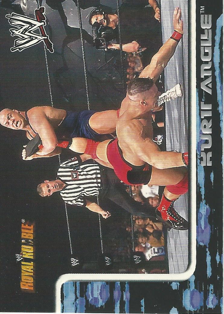 WWE Fleer Royal Rumble 2002 Kurt Angle #46