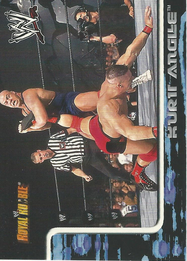 WWE Fleer Royal Rumble 2002 Kurt Angle #46
