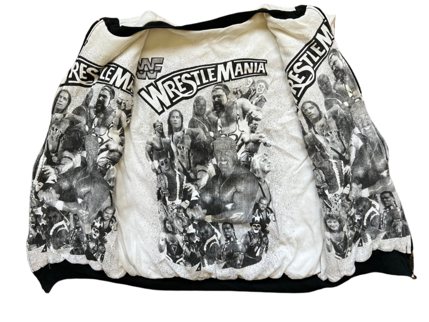 WWF Wrestlemania inside and out print vest 1994 Pwcatalog