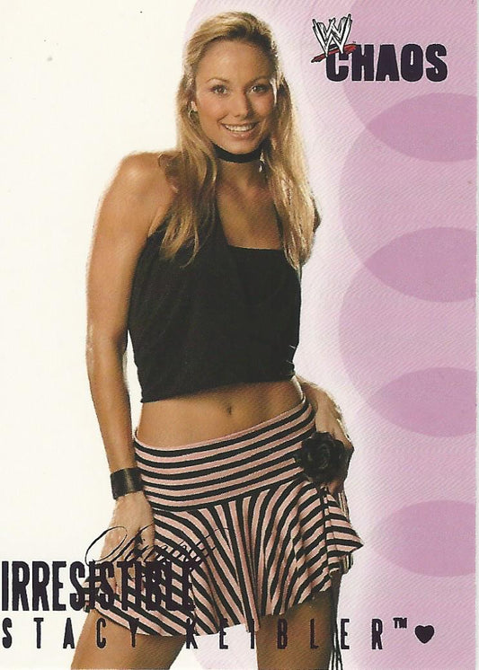 WWE Fleer Chaos 2004 Stacy Keibler #74