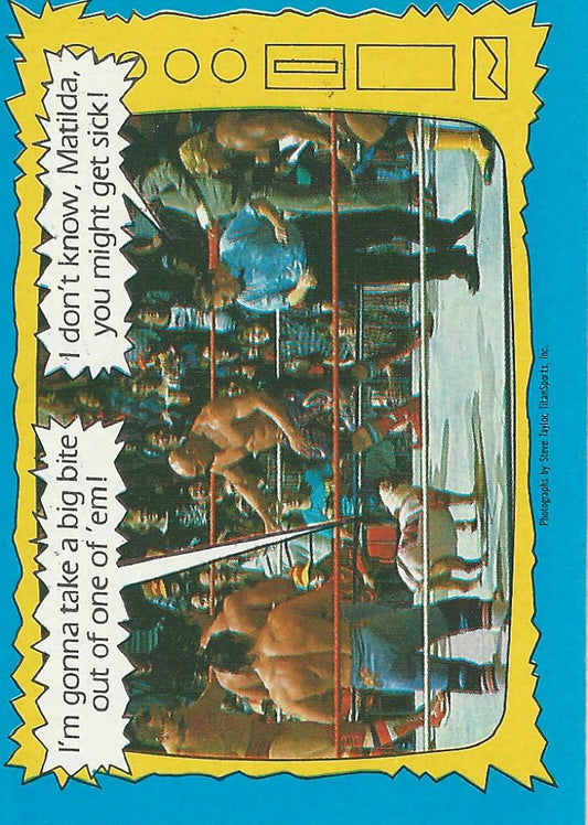Topps WWF Wrestling Cards 1987 British Bulldog #74